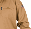 Shop Revco FS7-KHK TruGuard™ 200 flame-resistant work shirt online at Welder Supply